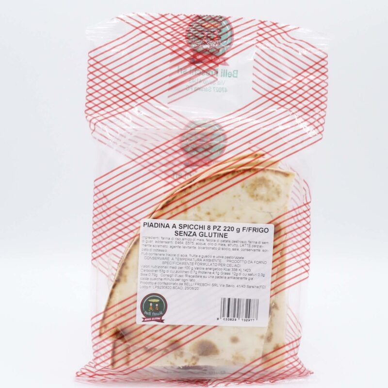Piadina a spicchi fuori frigo gr. 220 Belli Freschi