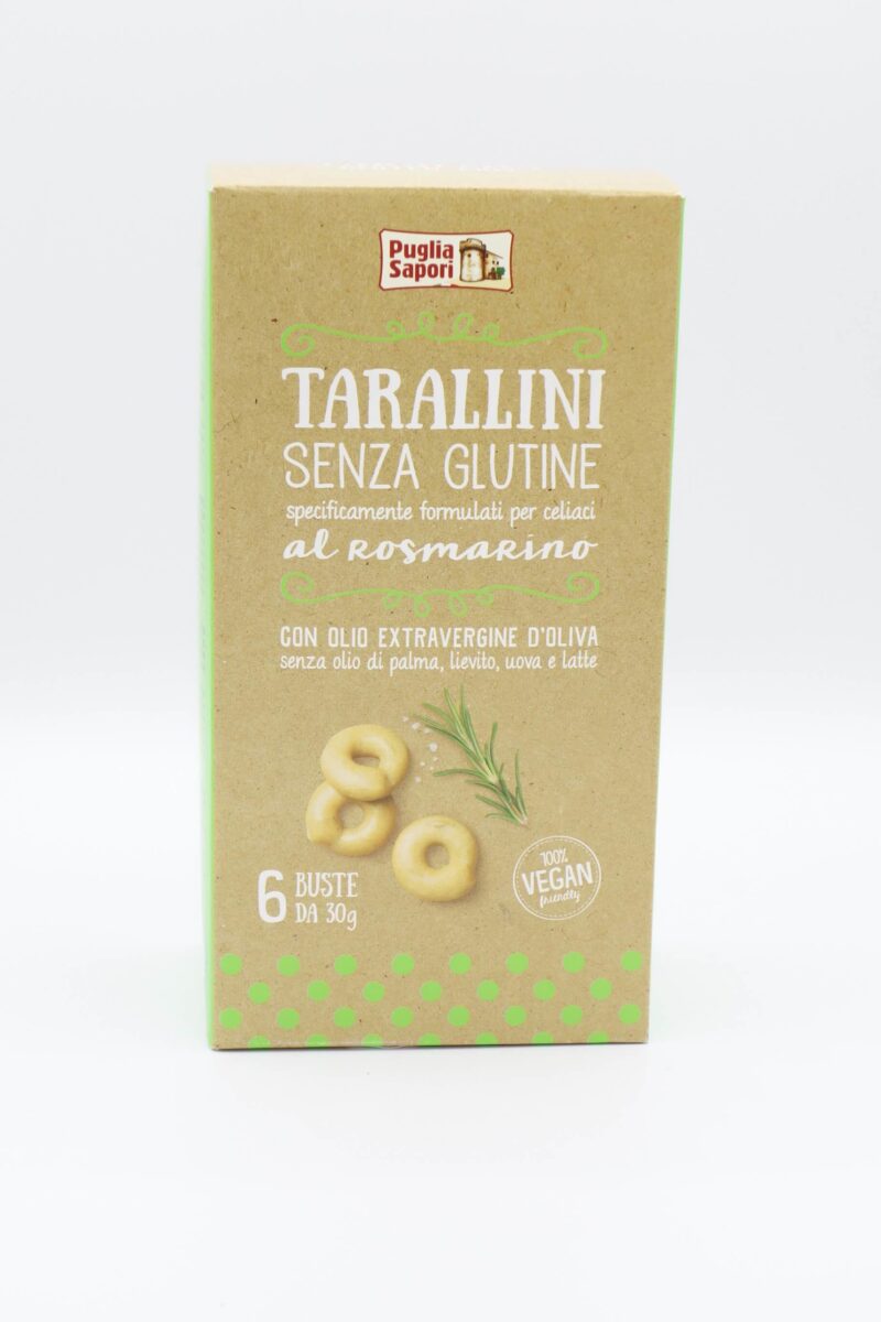 Tarallini al rosmarino Puglia Sapori Vegan
