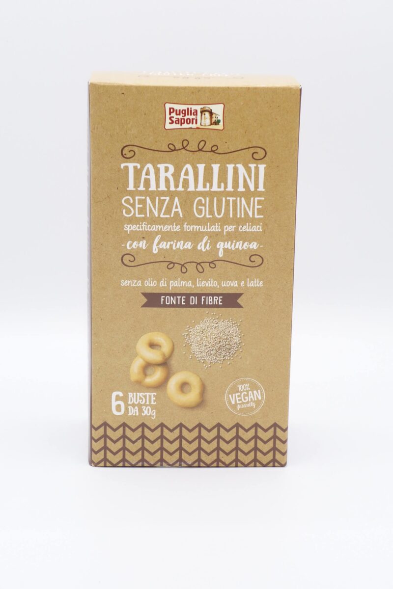 Tarallini con farina di quinoa Puglia Sapori