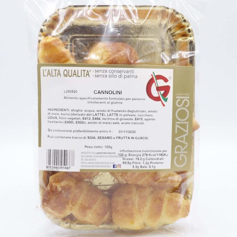 Cannolini da farcire Laboratorio Graziosi