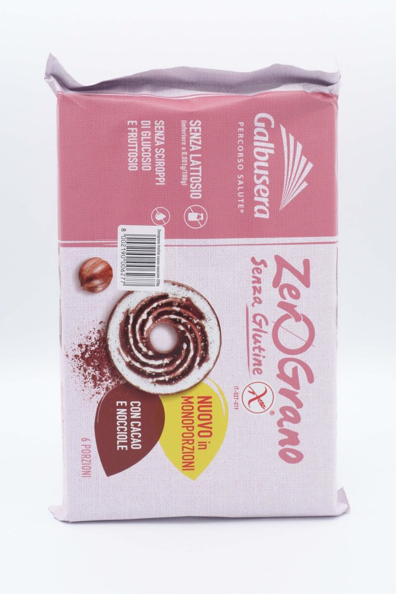 Zero Grano Frollino Cacao e Nocciole gr.220