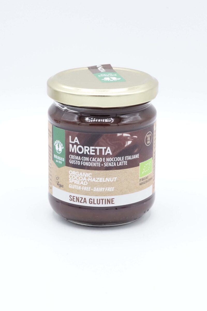 La Moretta Crema Fondente con Cacao e Nocciole 200g Probios