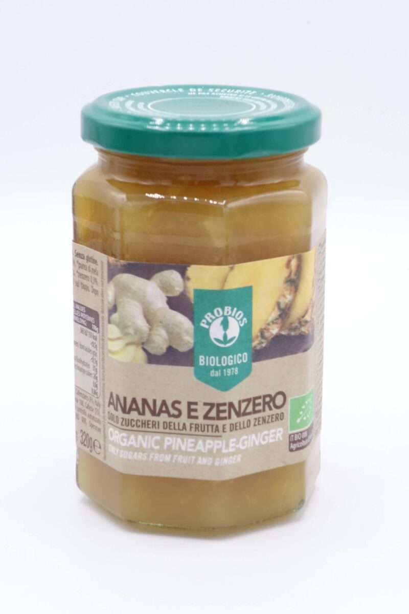 Marmellata Biologica di Ananas e Zenzero gr 330 Probios