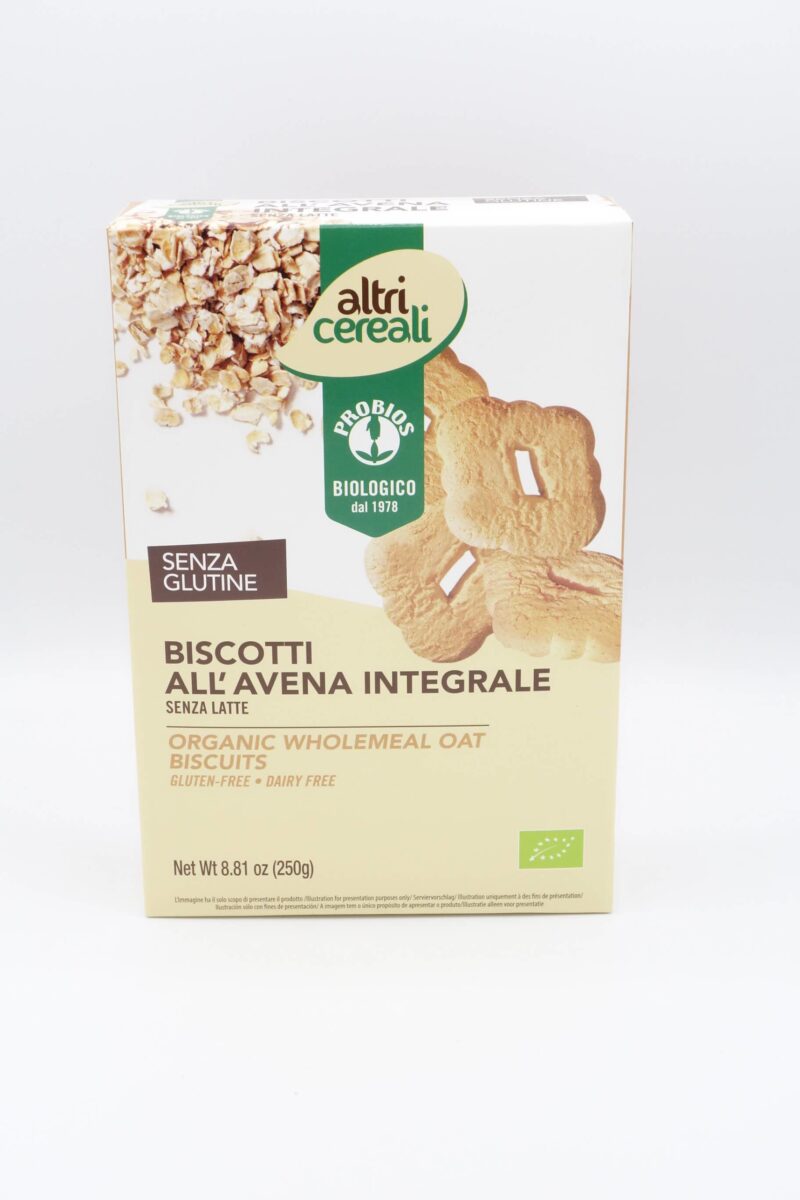 Biscotti all'Avena Integrale Bio 250g Probios Altri Cereali