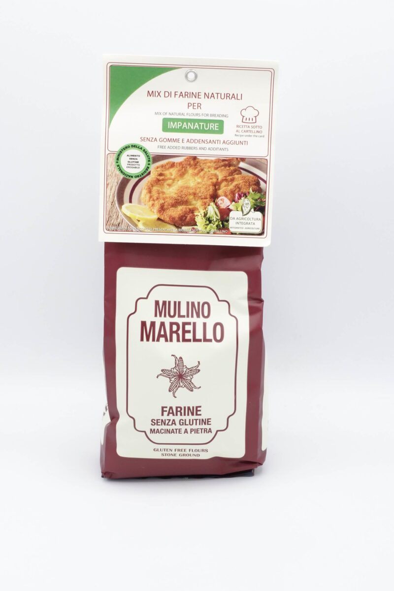 Mix di Farine Naturali per Impanature 500g Molino Marello