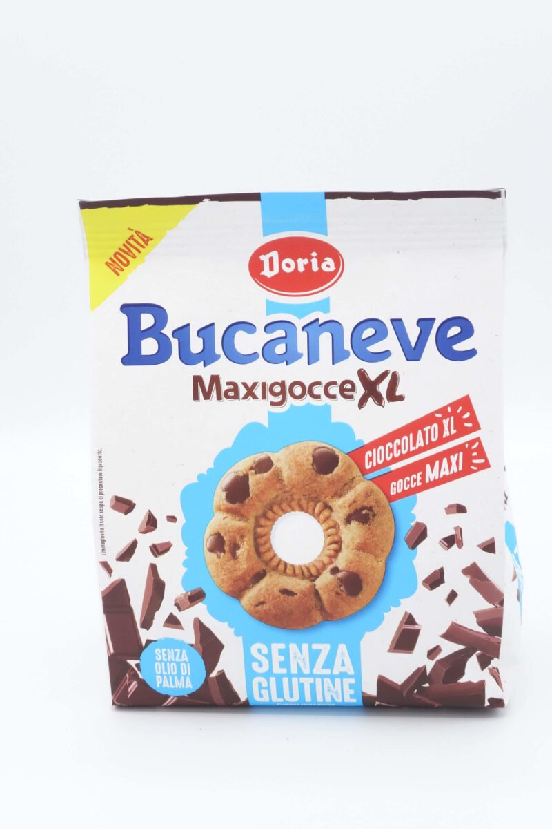 Biscotti Bucaneve Maxigocce XL di Cioccolato 200g Doria
