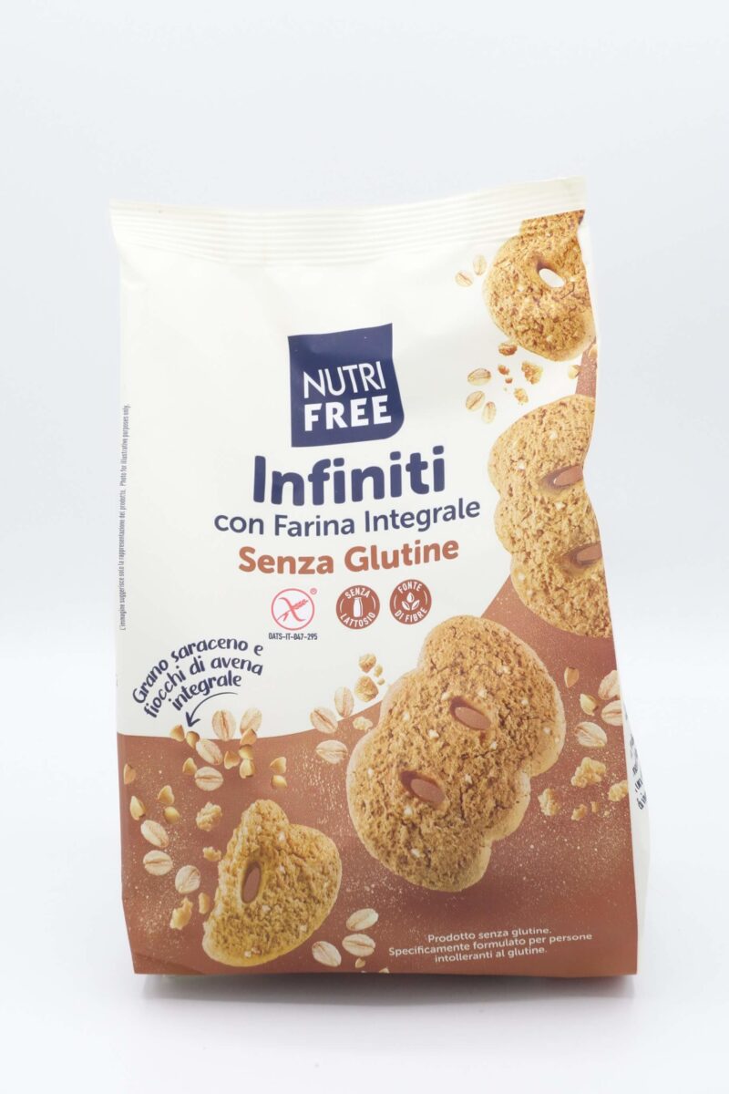 Biscotti Infiniti con Farina Integrale 250g Nutrifree