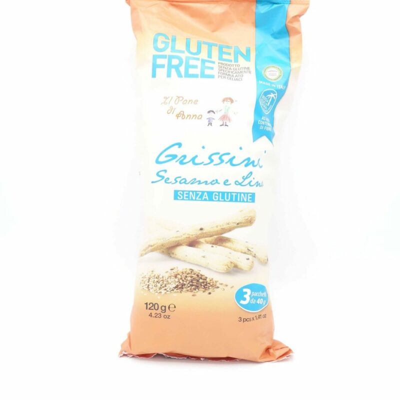 Grissini al sesamo e Lino 120 gr. Il Pane di Anna