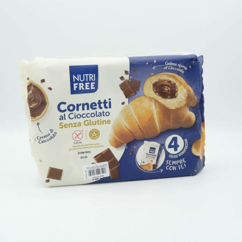 Cornetti al Cioccolato 4 x 60 gr Nutrifree