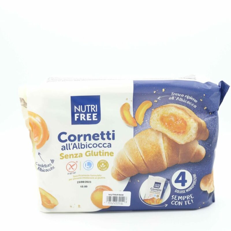 Cornetti all'Albicocca Senza Lattosio gr.240 Nutrifree
