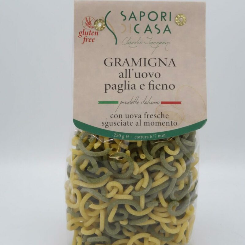 Gramigna all'Uovo Paglia e Fieno gr. 250 Sapori di Casa