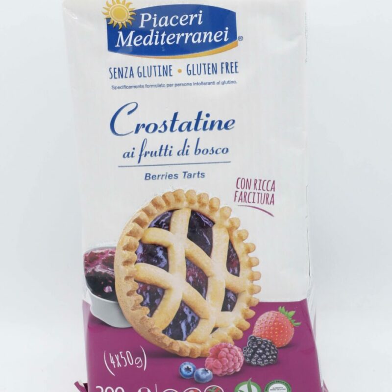 Crostatine ai Frutti di Bosco 4x50 gr Piaceri Mediterranei