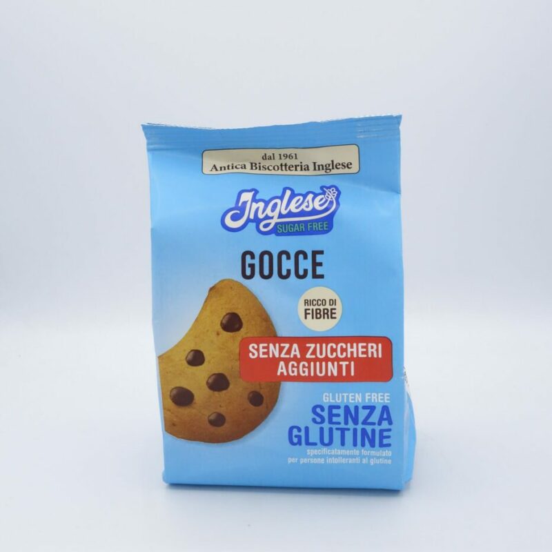 Biscotti Gocce senza zucchero gr. 200 Inglese