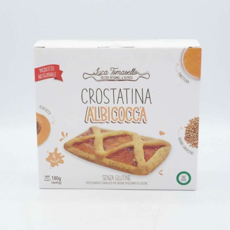 Crostatina all'Albicocca 4x 45 Gr Luca Tomasello