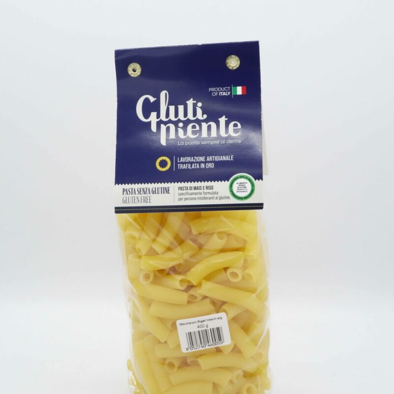 Maccheroni Rigati all'Interno gr 400 GlutiNiente