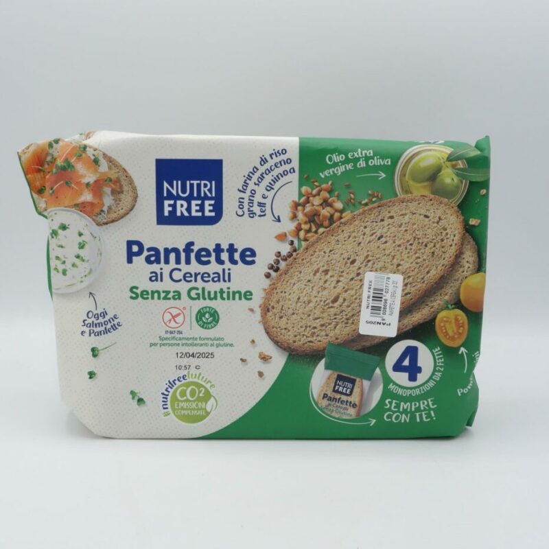 Panfette ai Cereali Senza Glutine 4x 80 gr Nutrifree