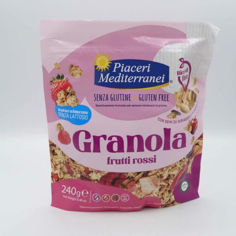 Granola ai Frutti Rossi gr. 240 Piaceri Mediterranei