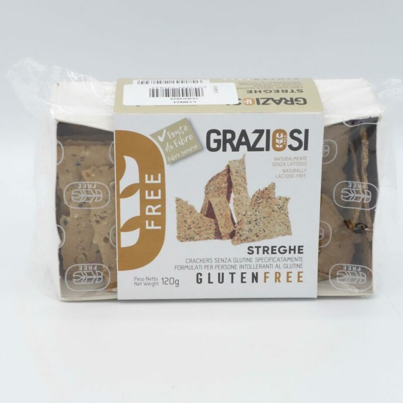 Streghe Crakers senza glutine gr 120 Laboratorio Graziosi