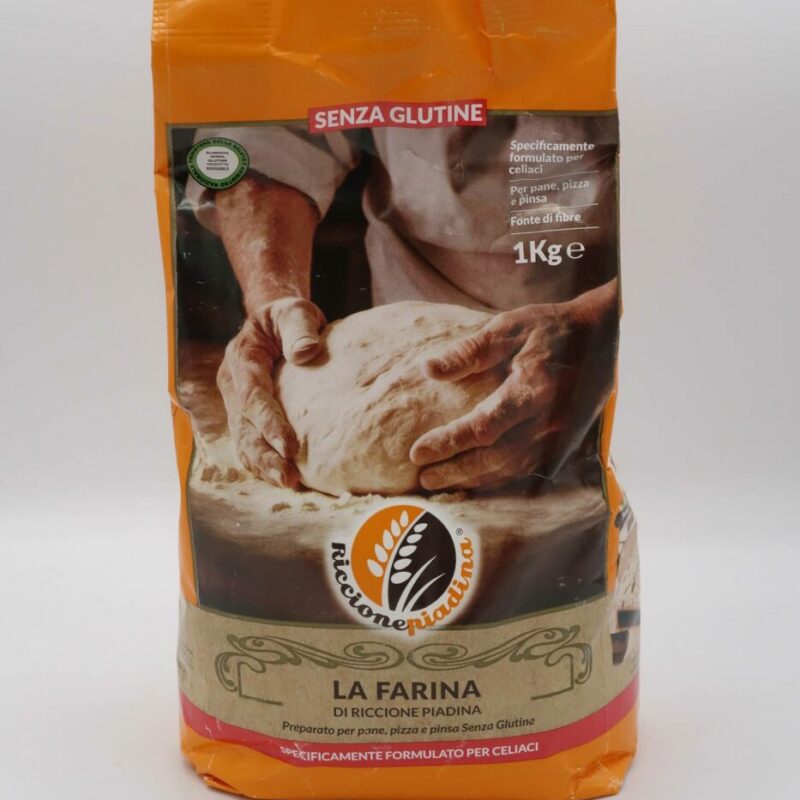 Farina Di Riccione Piadina Preparato per pane pizza pinsa Senza Glutine 1 Kg