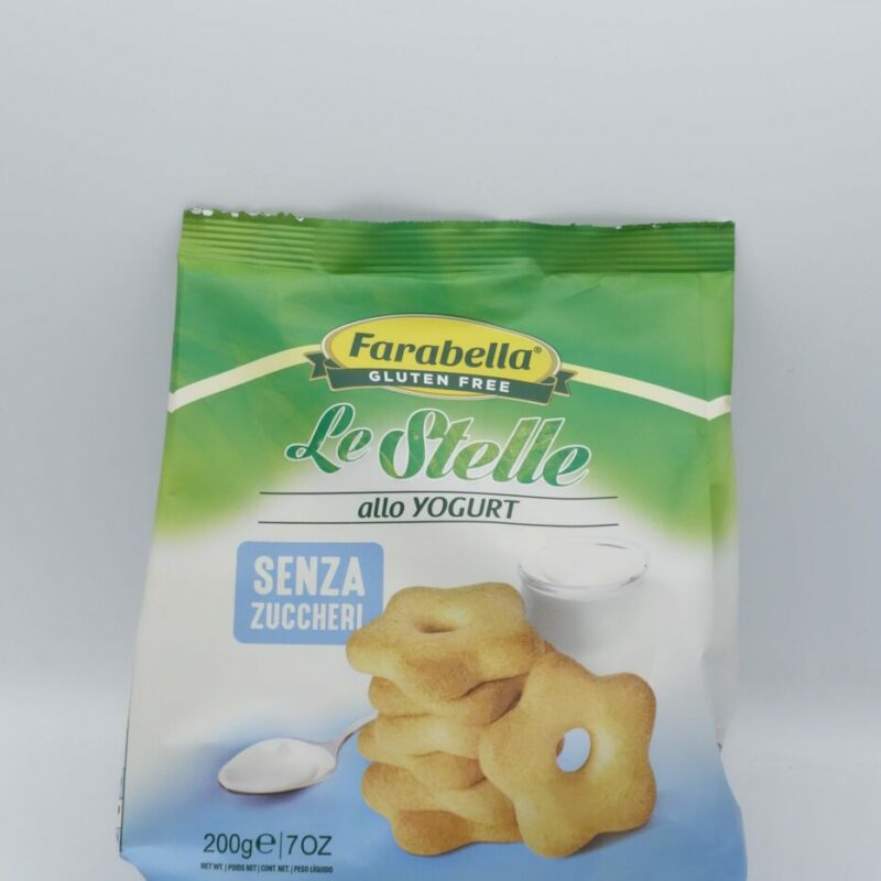 Biscotto Le Stelle allo yogurt Senza Zuccheri gr. 200 Farabella