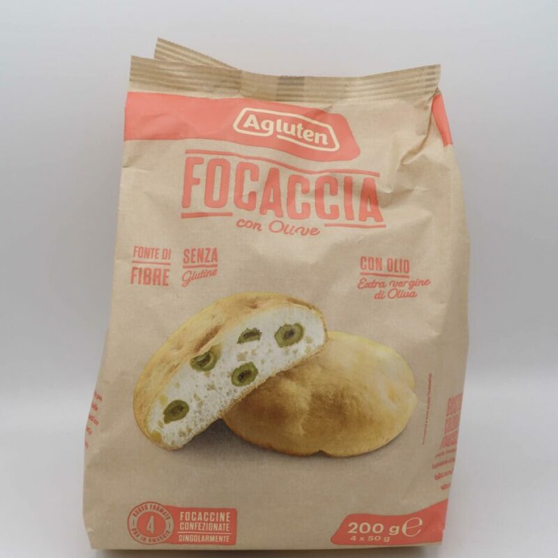 Focaccia Con Olive 4x 50gr Agluten