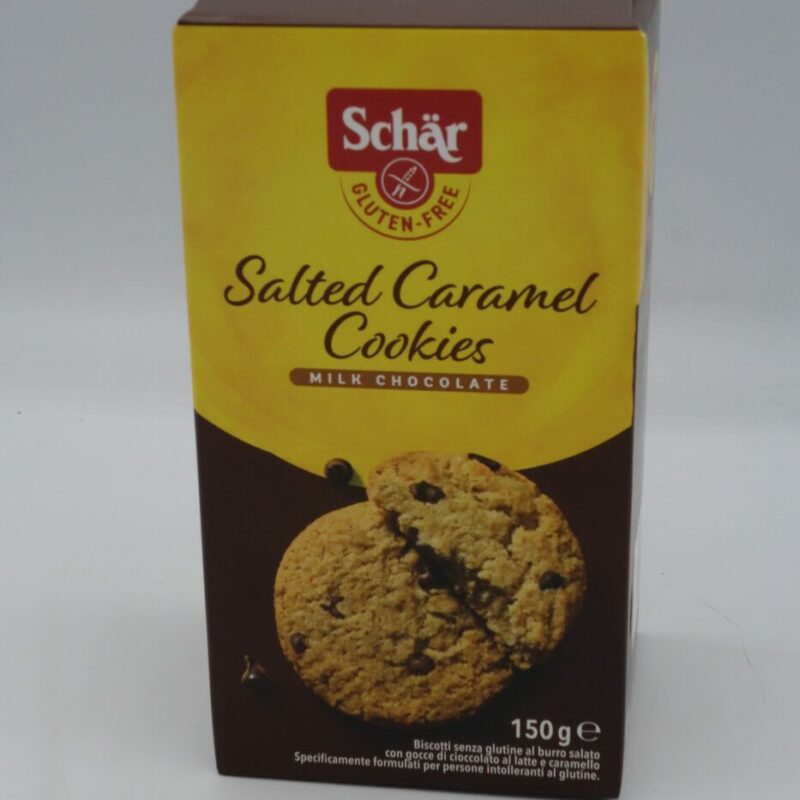 Salted Caramel Cookies con cioccolato al latte gr. 150 Schar