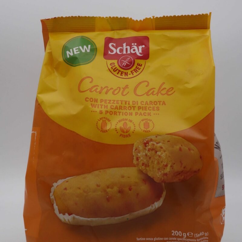Carrot Cake Tortina di Carote senza glutine 5x40 gr Schar