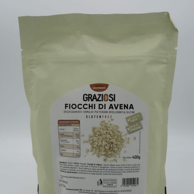 Fiocchi di Avena gr 400 Laboratorio Graziosi
