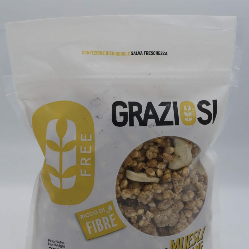 Muesli Con Fieno Greco Anacardi e Banane gr 250 Laboratorio Graziosi