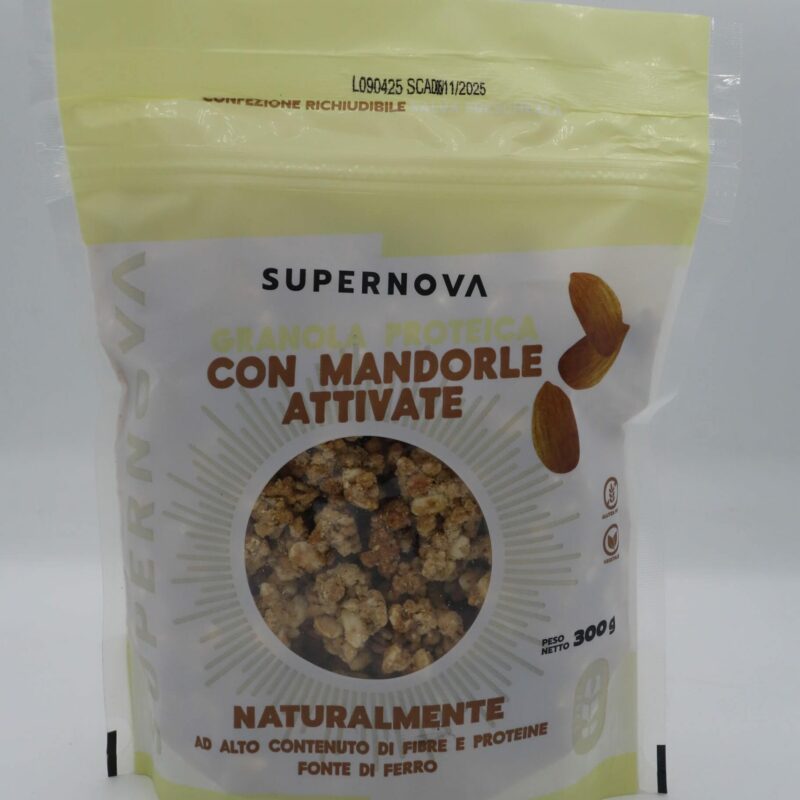 Granola Proteica con Mandorle Attivate gr. 300 Supernova