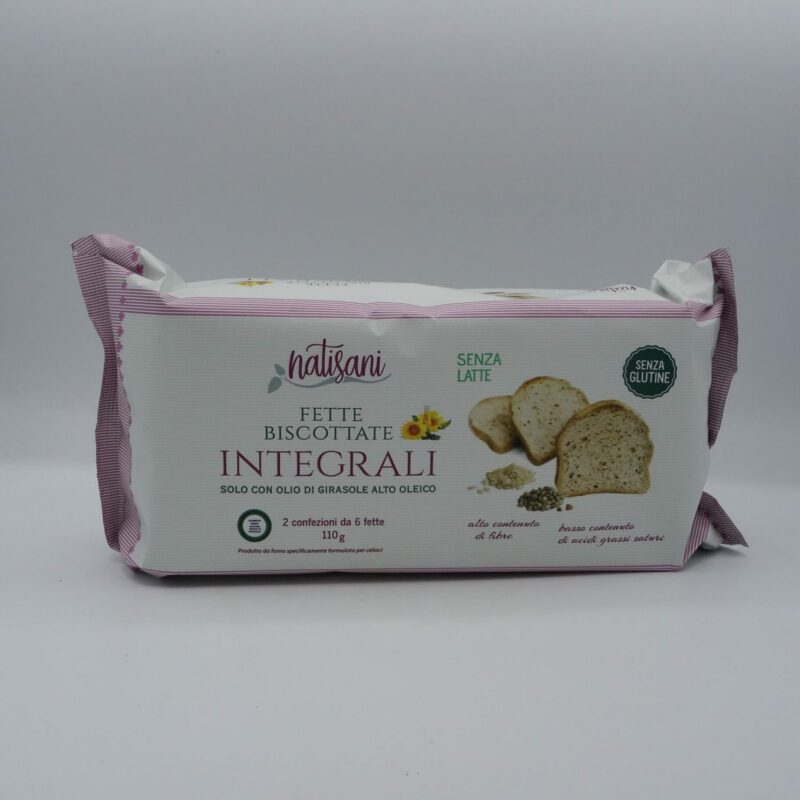 Fette Biscottate Integrali gr 110 Natisani