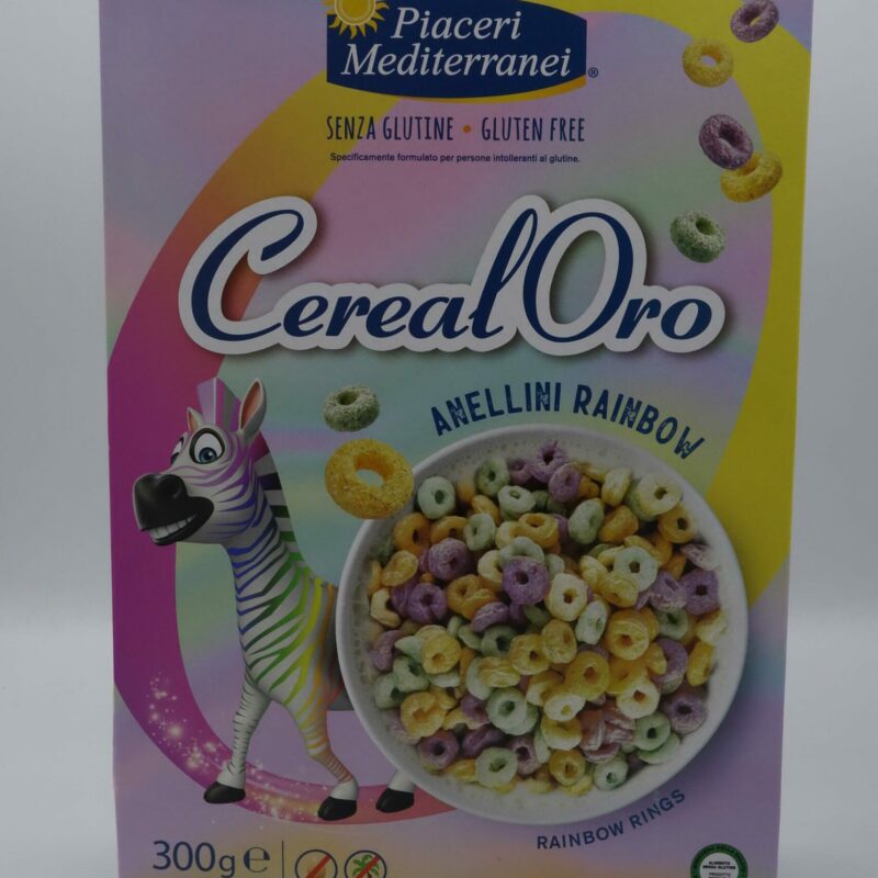 Anellini Rainbow gr. 300 Cereal Oro Piaceri Mediterranei