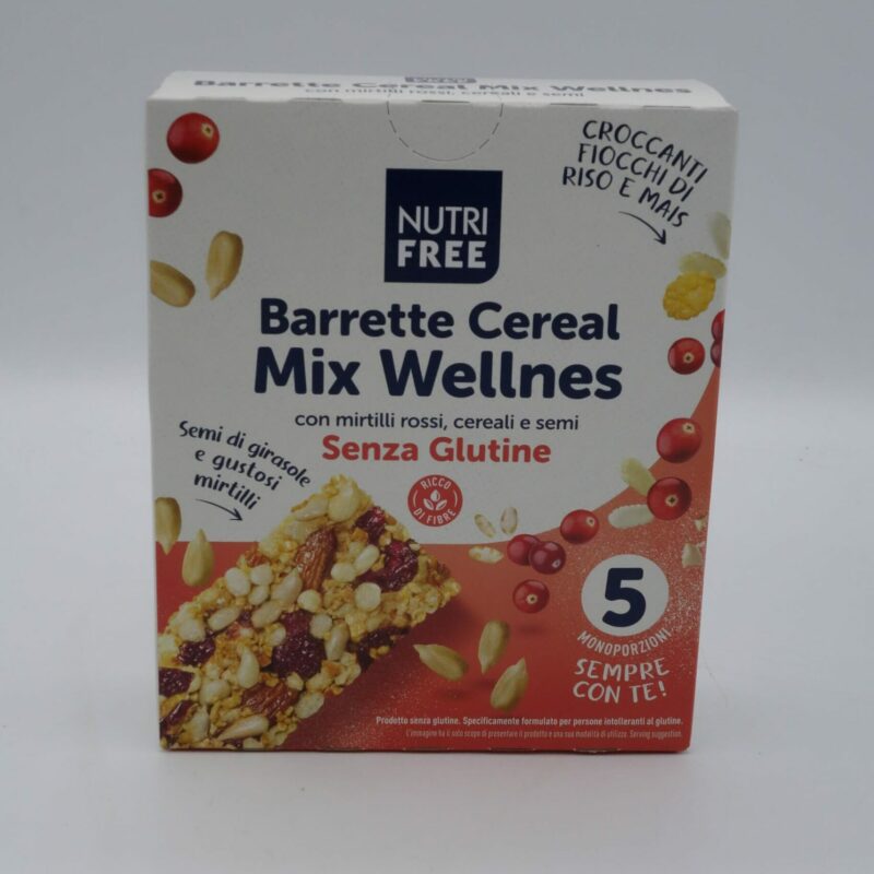 Barrette Cereal Mix Wellnes 5x 28 gr Nutrifree