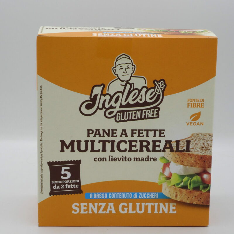 Pane a Fette Multicereali monoporzione Vegan gr. 225 Inglese