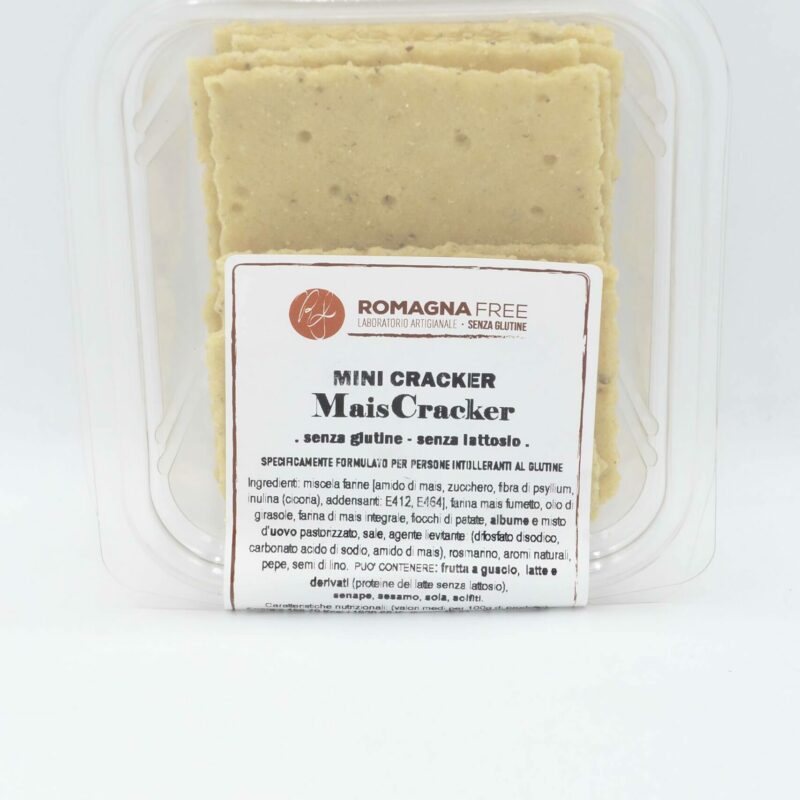 MINI CRAKERS MAIS GR. 80 ROMAGNA FREE