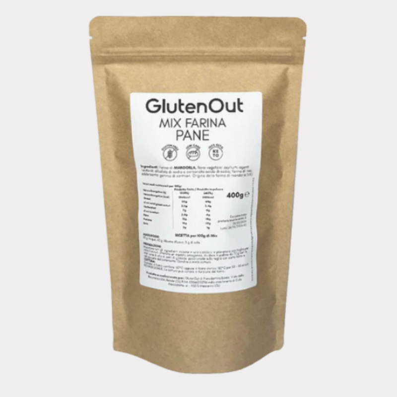 MIX PER PANE KETO E LOW CARB GR 400 GLUTEN OUT