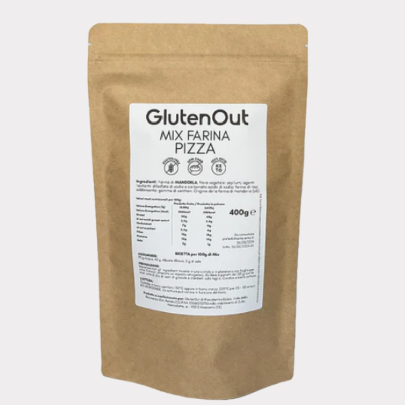MIX FARINA PER PIZZA GR. 400 GLUTEN OUT