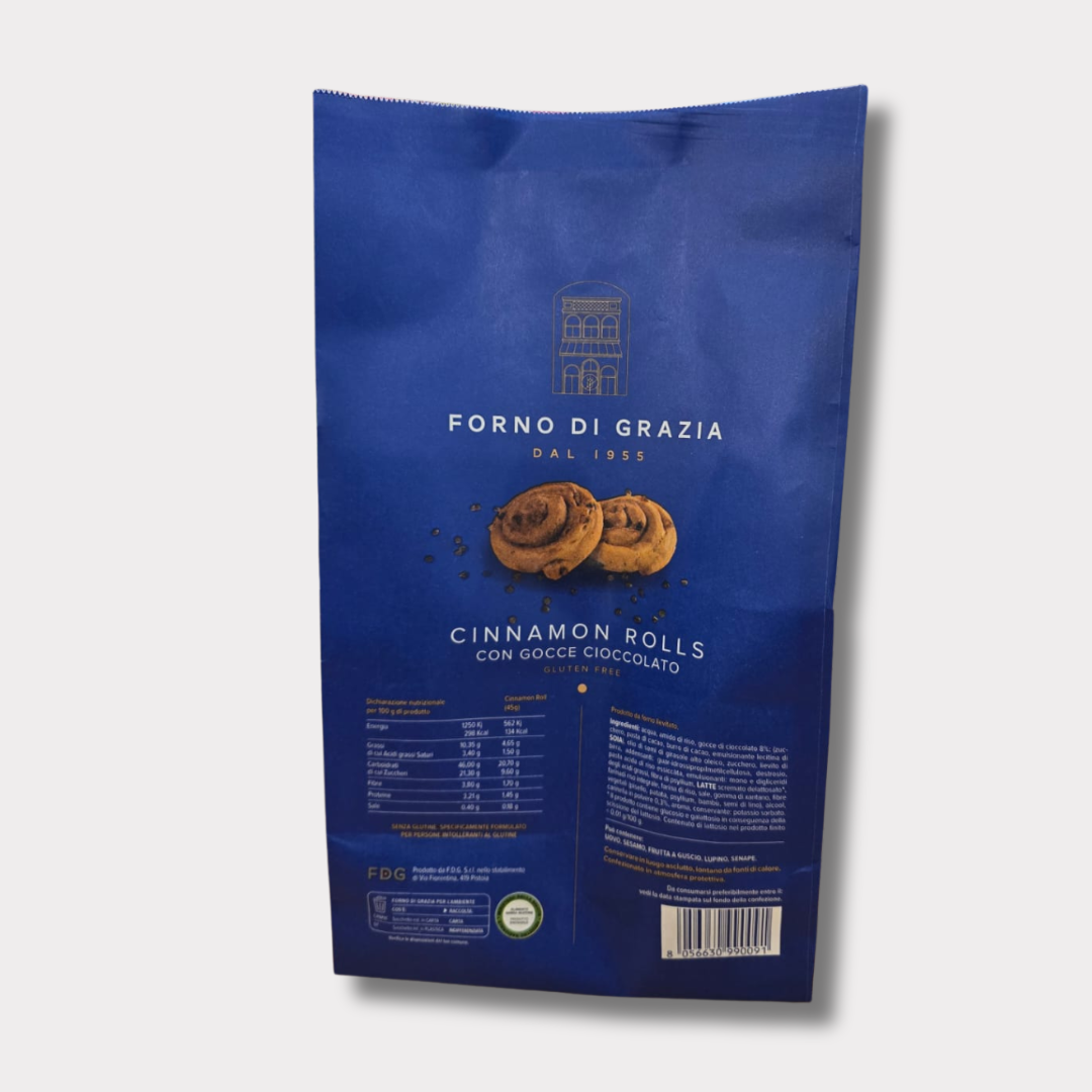 10rid Cinammon Rolls con Gocce di Cioccolato Forno di Grazia 180g