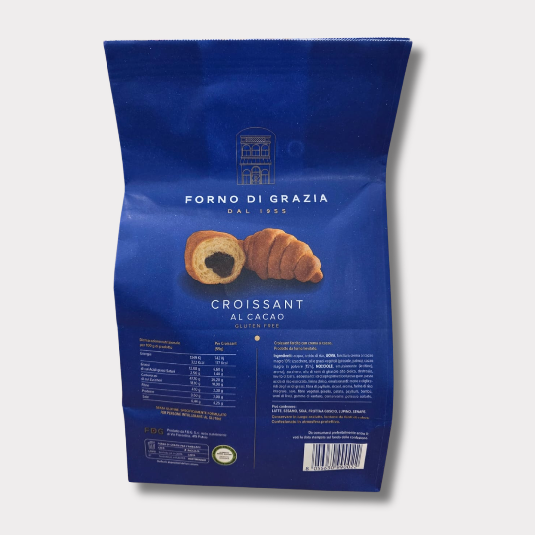 Croissant al cioccolato forno di grazia Croissant al cioccolato forno di grazia