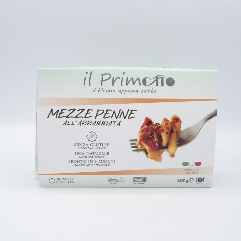 Mezzepenne all'arrabbiata 300 g Il Primotto Senza Glutine
