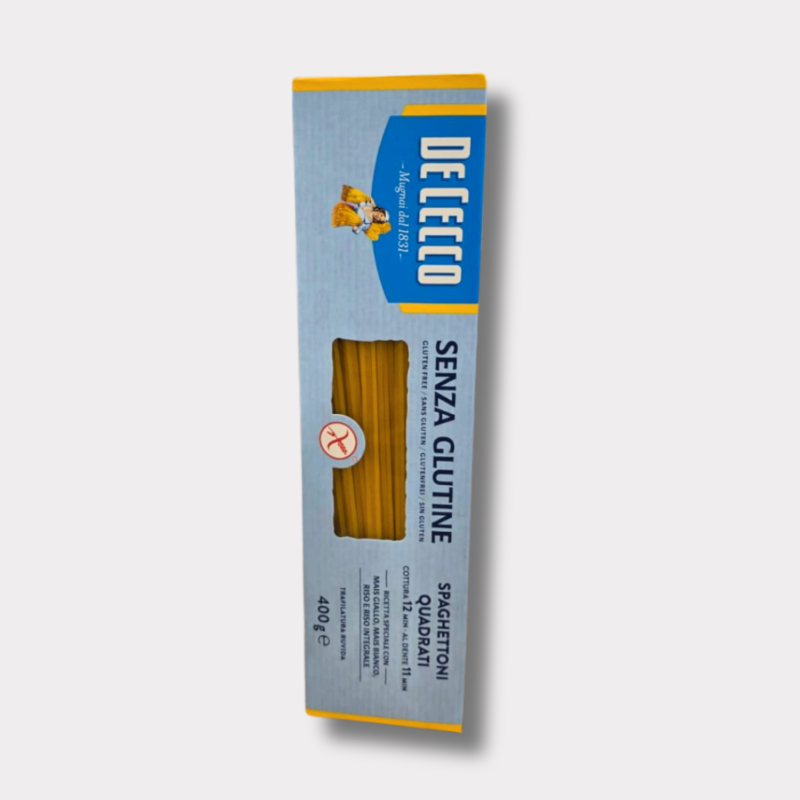 spaghetti quadrati de cecco senza glutine