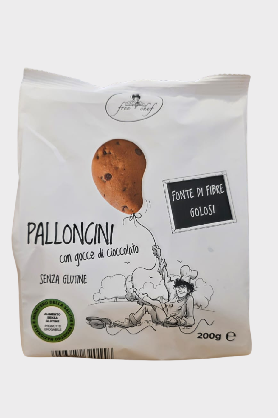 Palloncini con Gocce di Cioccolato Free Chef 200g